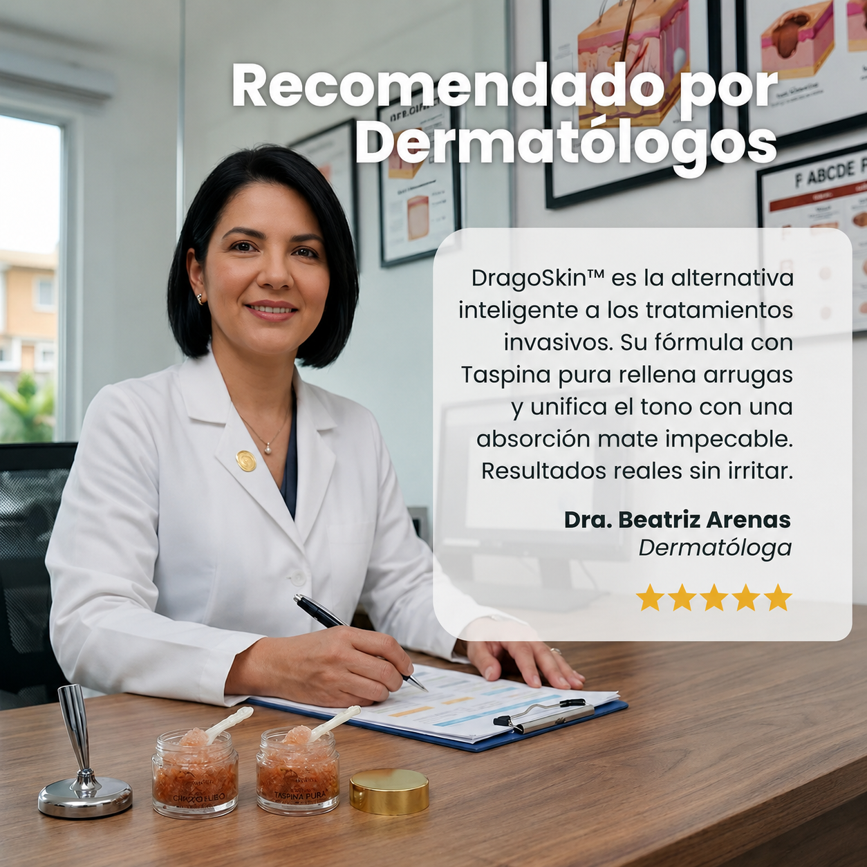 DragoSkin™ Crema Hidratante Antienvejecimiento Con Retinol y Sangre de Dragón