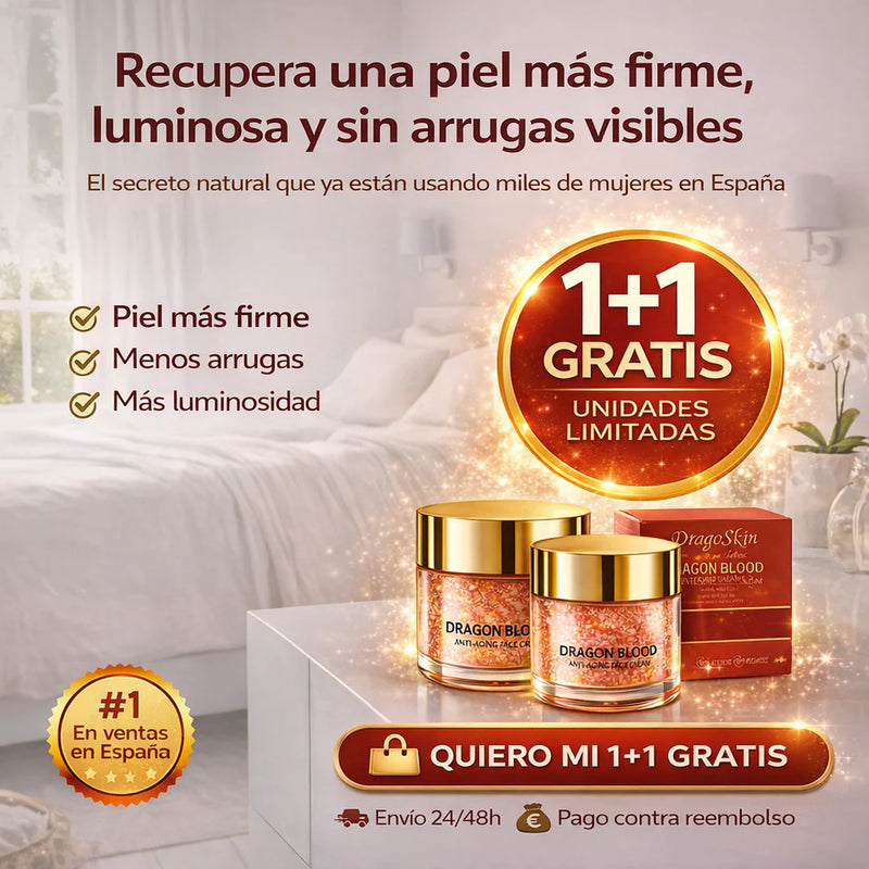 DragoSkin™ | Di adiós a la piel apagada, flácida y con líneas visibles 1+1 GRATIS
